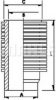 DETROIT D 7010004022002 Cylinder Sleeve